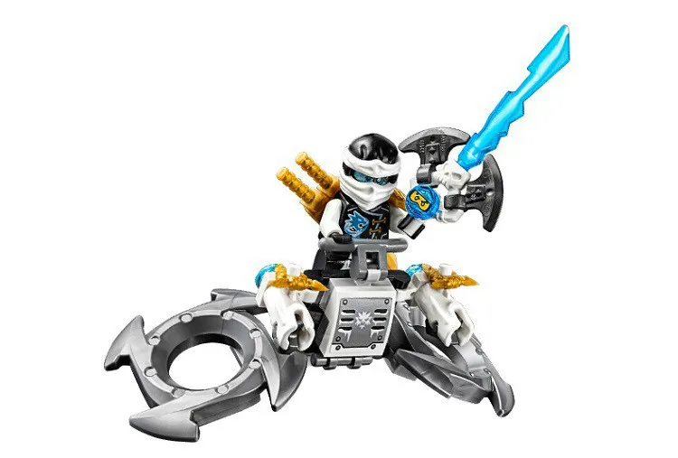 Bela 10448 318 шт. строительные блоки для детей Ninjago Raid Zeppelin оружия сборные игрушки 70603