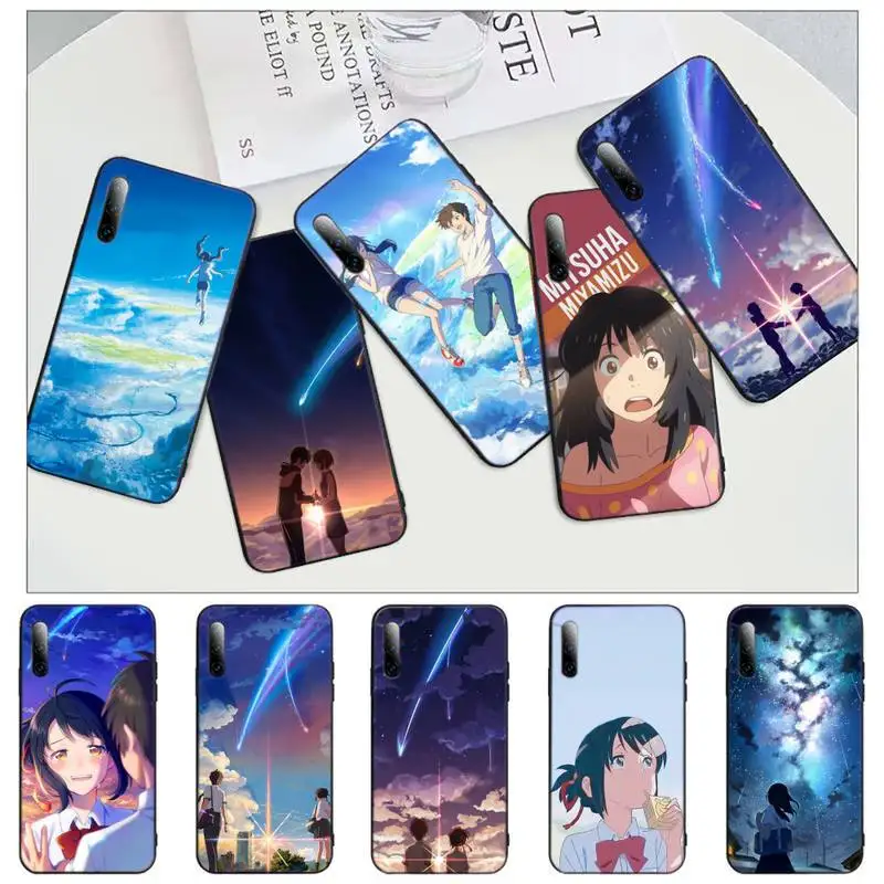 

Japan Anime Your Name Phone Case For iphone 12 11 13 7 8 6 s plus x xs xr pro max mini shell