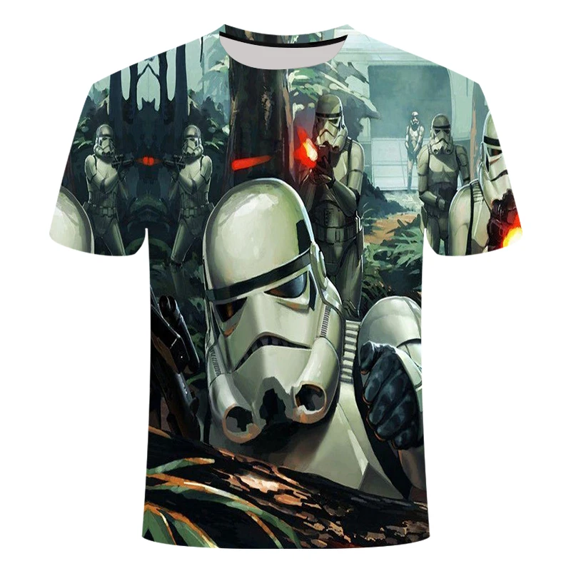 Новейшая модель; 3D печатных футболка Star Wars Для мужчин Для женщин летние шорты рукавом Забавные футболки модные Повседневное одежда Азии Размеры 3 D футболка