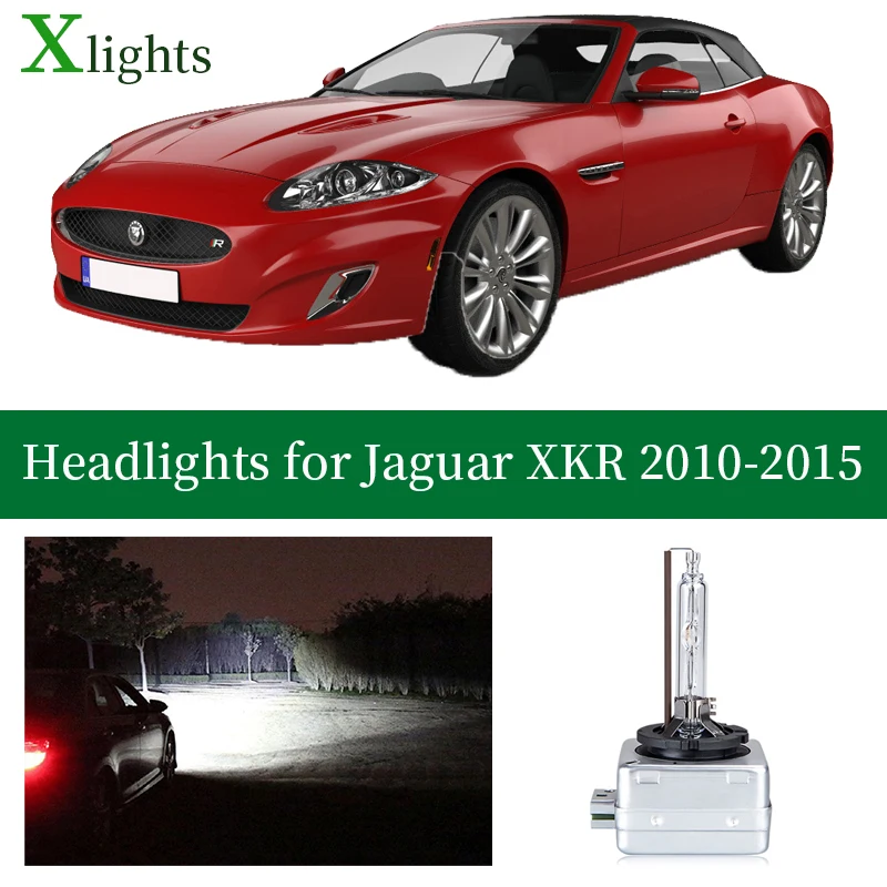 

Xlights For Jaguar XKR 2010 2011 2012 2013 2014 2015 Kit Hid Xenon Lamp Headlight Lights Bi Xenon Projector Bulbs Low High Beam