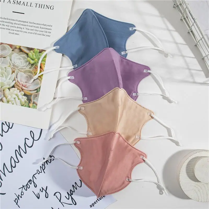 

Adult Adjustable Ear Strap Windproof Cycling Cotton Mask Women's Solid Color Anti Dust Face Mask Washable Breathable Mouth Cover