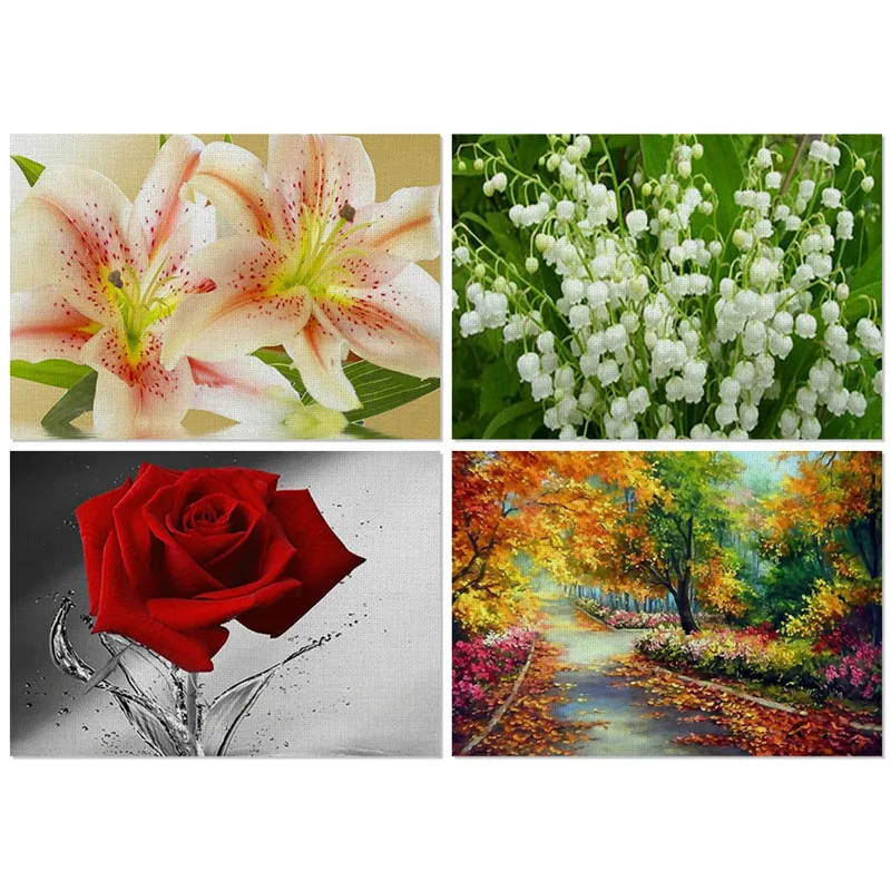 TTLIFE цветочный узор кухонные столовые приборы обеденный стол коврик для питья