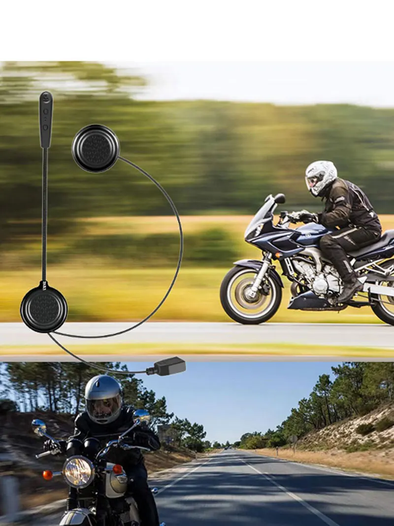 

Motorcycle Wireless Helmet Headset Modified Helmet Bluetooth High-Definition Stereo Sound Headphones Accessories