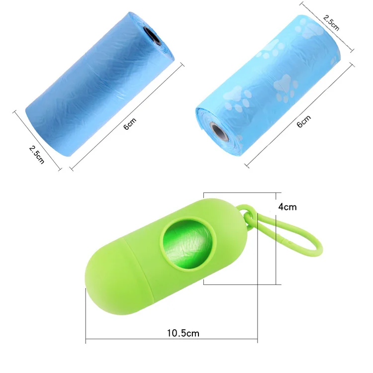 Practical Pet Dog Poop Bag Dispenser Cat Waste Garbage Holder Bags Set Animal Collector Trash Clean Supplies | Дом и сад