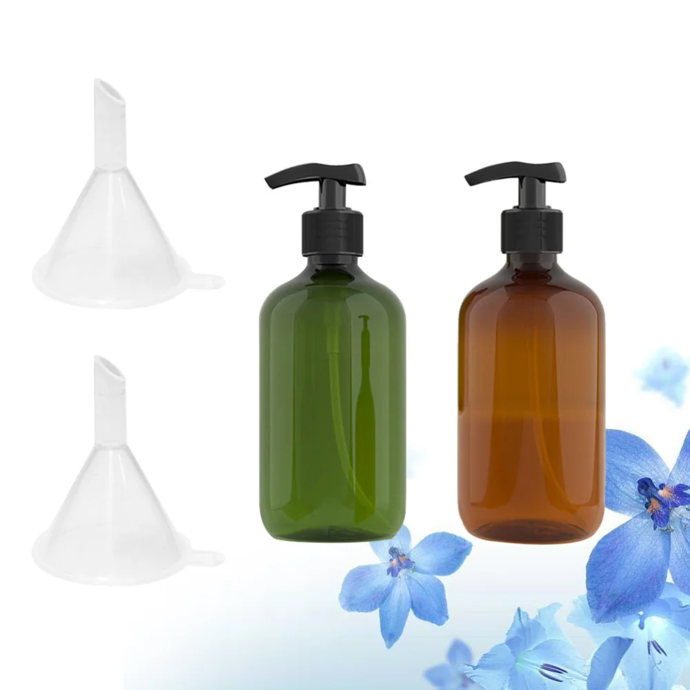 8 шт. в 1 набор 500 мл простая дорожная бутылка насос для домашних животных