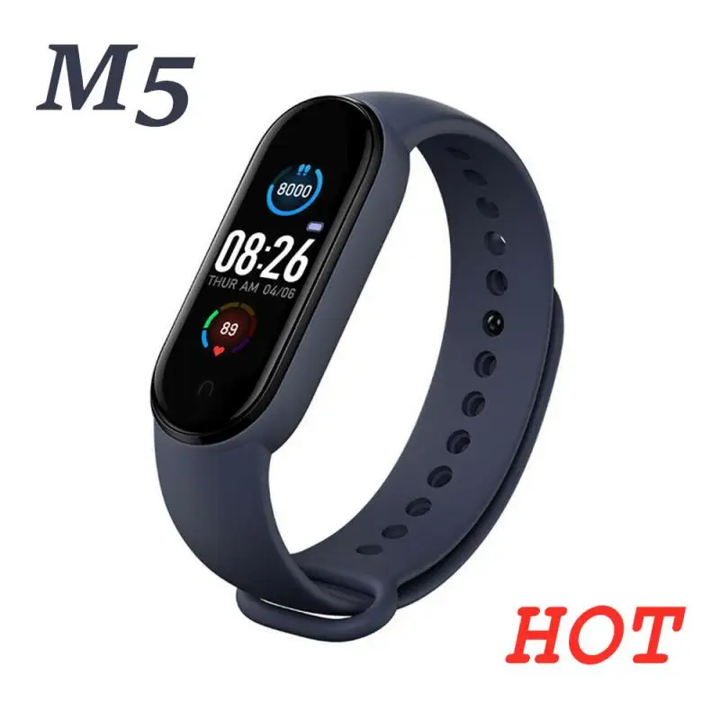 

Смарт-часы M5 для мужчин и женщин, спортивные часы, фитнес-трекер, шагомер, пульсометр, тонометр, Bluetooth, умные наручные часы