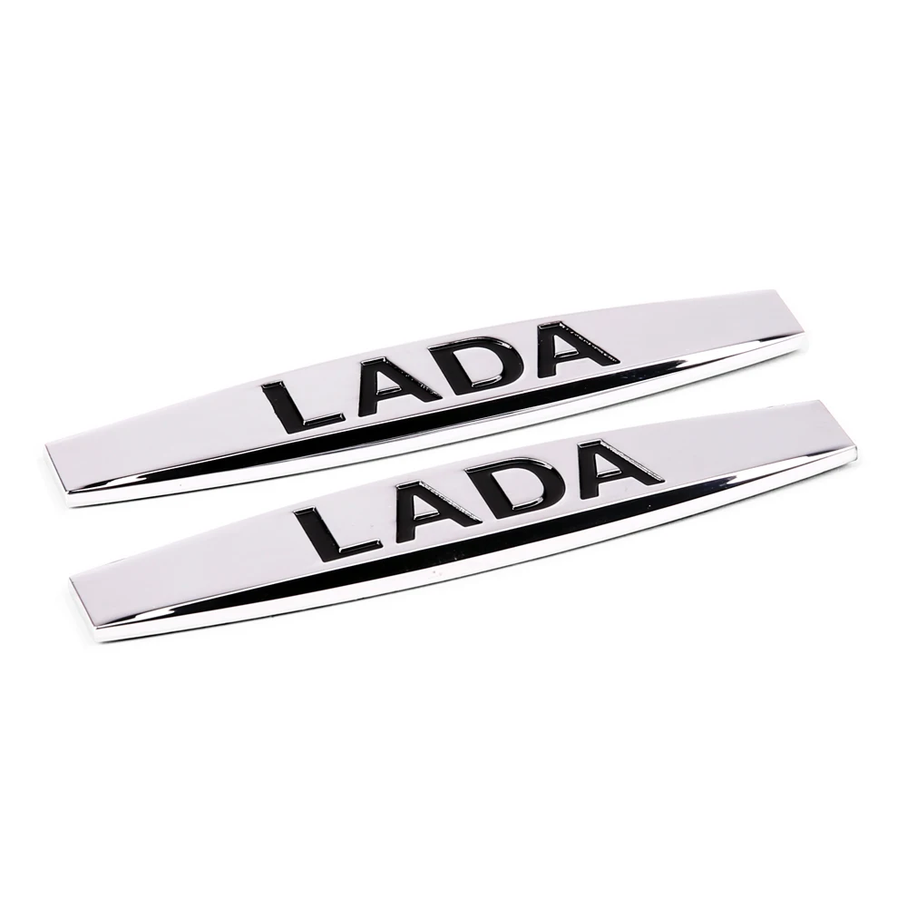 For LADA Logo Car Fender Sticker Emblem Badge Car Styling For Lada Kalina Priora Niva Granta Largus Samara Vesta Xray 2107 2109