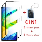 Закаленное стекло 6 в 1 для Xiaomi Redmi Note 9 Pro Max, Note 9T, 9S, Redmi 9C, NFC, 9, 9A, защита экрана камеры, Redmi Note 9 Pro