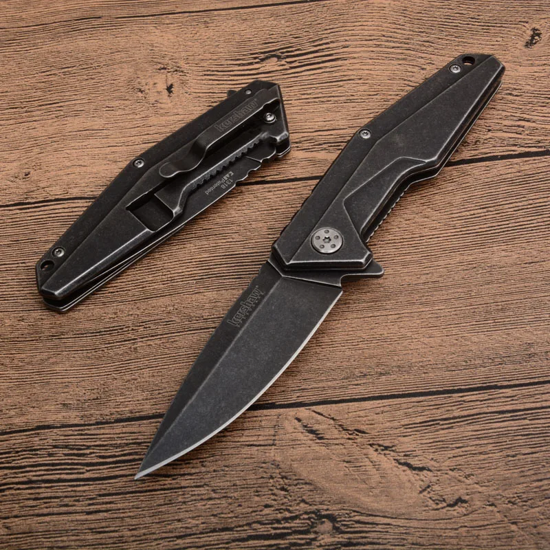 OEM kershaw качество K1318 EDC Складной нож ручка из нержавеющей стали с 8cr13mov стальным лезвием Карманный Походный нож инструменты