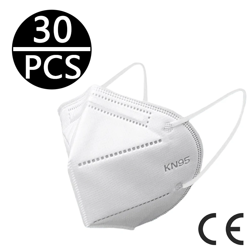 30 шт. KN95 mascarillas FFP2 защитная маска для лица funda Mascarilla маски masque mondkapjes - купить по