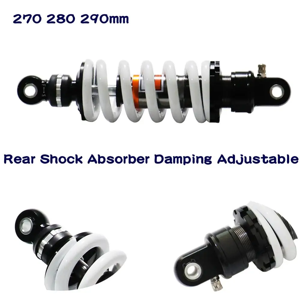 

Motorcycle Rear Shock Absorber Damping Adjustable 270mm 280mm 290mm Long After The Shock for BSE T8 Off-Road