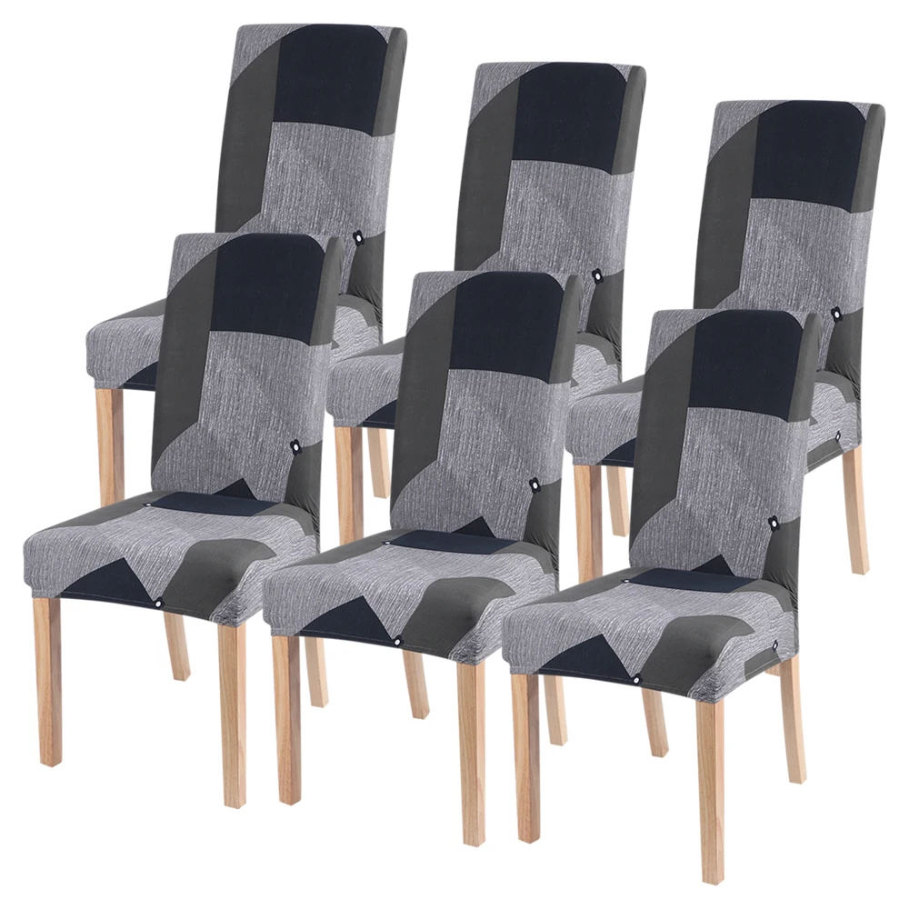 1/2/4/6 шт. тянущиеся Чехлы для обеденного стула моющиеся чехлов протектор Анти пыль