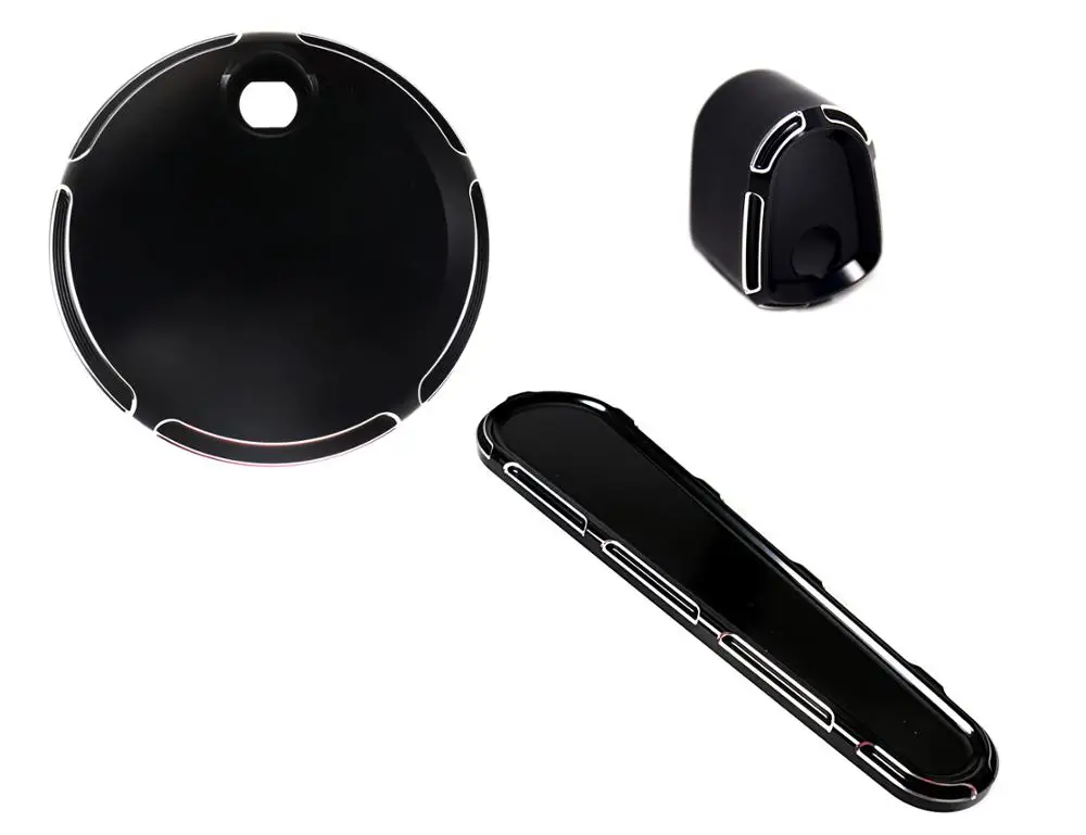 Наклонная режущая черная дверь топливного бака и вставка рельсы зажигания для