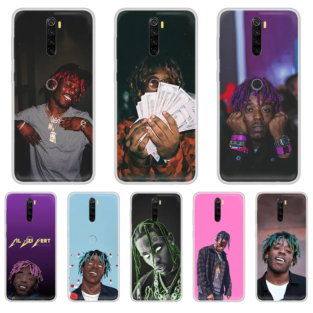 Lil uzi vert art trend cover hoesjes Прозрачный чехол для телефона XIAOMI Redmi Note 3 4 5 6 7 8 9 9s Pro max 8T