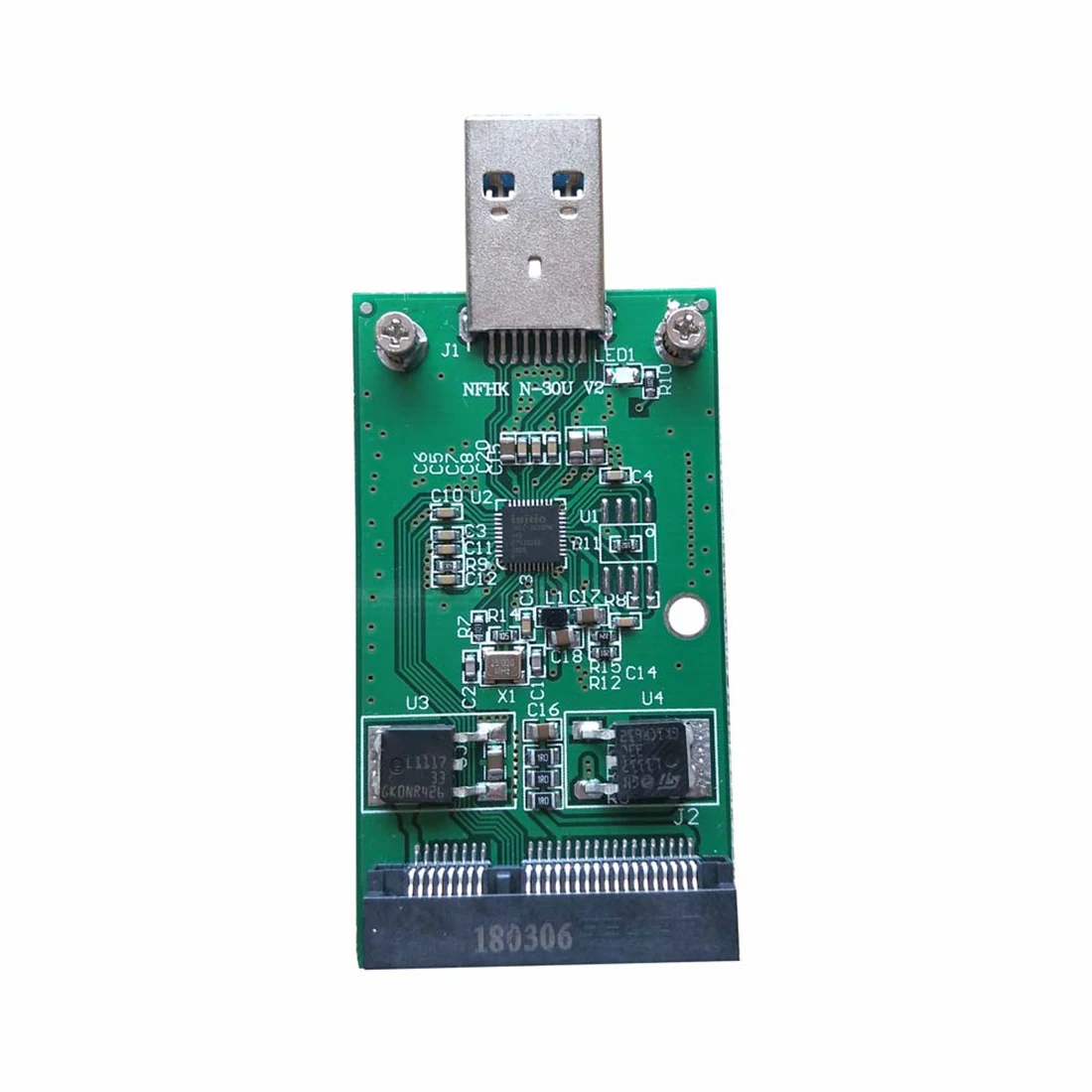 

Mini PCI-E mSATA к USB 3,0 внешний SSD конвертер передачи данных адаптер модуль расширения карты для Windows Vista/7/8/Mac Новый