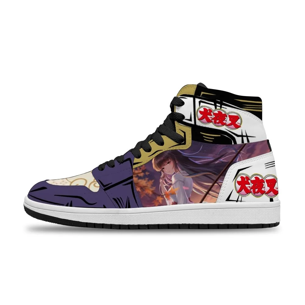 

Hot Japanese Anime Cartoon Inuyasha Diy Printed Running Non-Slip Casual Shoes For man Unisex Fashion Shoe