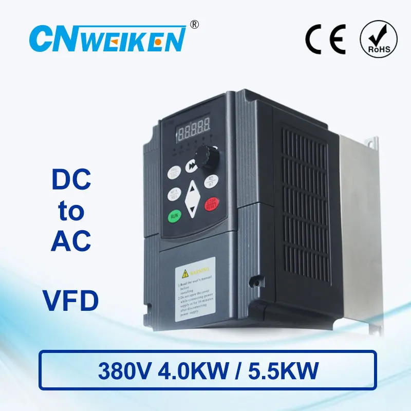 

WK310 Vector Control frequency converter DC 400V-700V to 380V 4kw5.5kw solar pump inverter with MPPT control