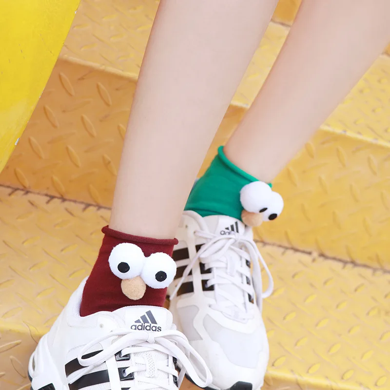 Tiktok с южнокорейским Харадзюку стерео глаза улица кунжута яркие цвета мультфильм