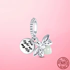 Новинка, подвеска-Светлячок, серебряный светящийся в темноте, подвеска для оригинального браслета Pandora, серебряные украшения, сделай сам