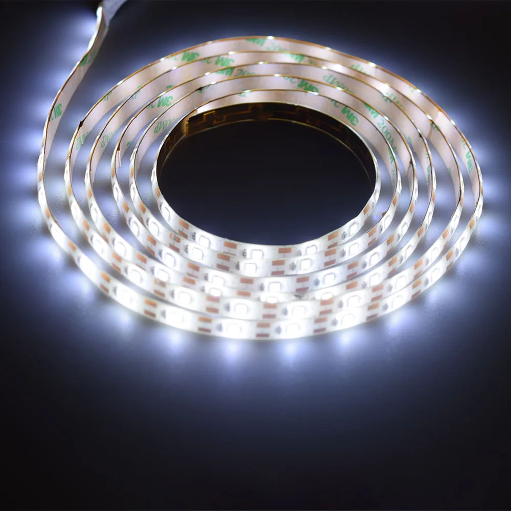 Комплект светодиодной ленты с датчиком движения питание от батарейки для