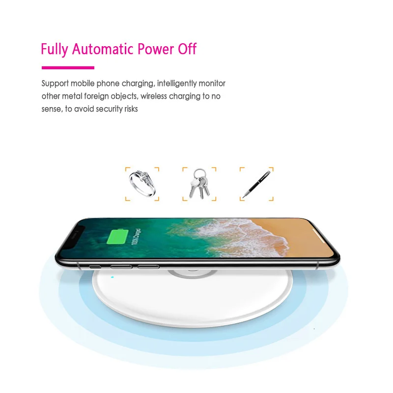 Беспроводная док станция для зарядного устройства iPhone 11 Pro XS Max XR X 8 samsung S10 S9 S8 Note 10 9