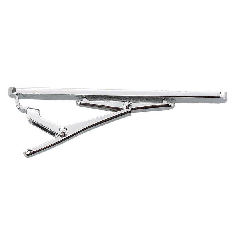 

Simple Men Necktie Silver Tone Metal Clamp Tie Clip Clasp Bar Wedding Business