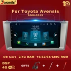 2 din Android 10 автомобильный мультимедийный плеер для Toyota Camry 6 40 50 2006-2011 радио GPS навигация AI Голосовое управление 4G 64GB Wifi Carplay DSP