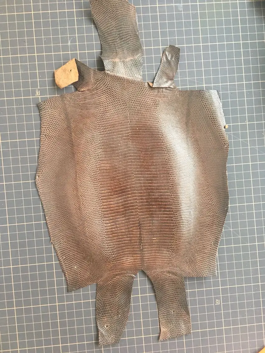 Цельная черная или коричневая натуральная кожа Ящерицы 24 26 см|Натуральная кожа| |