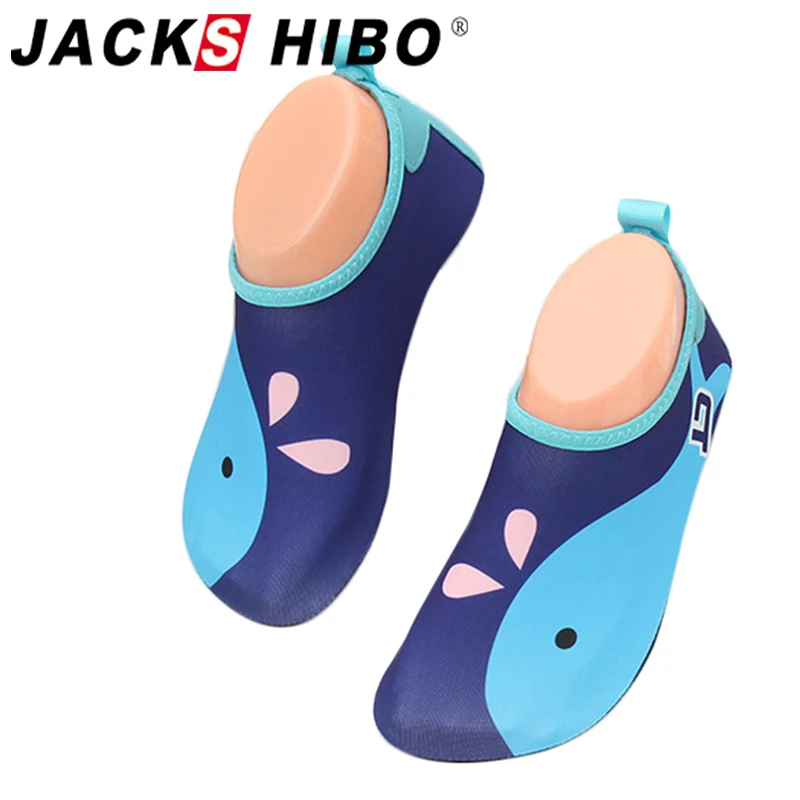 JACKSHIBO милые детские туфли для морской воды противоскользящая обувь Босиков