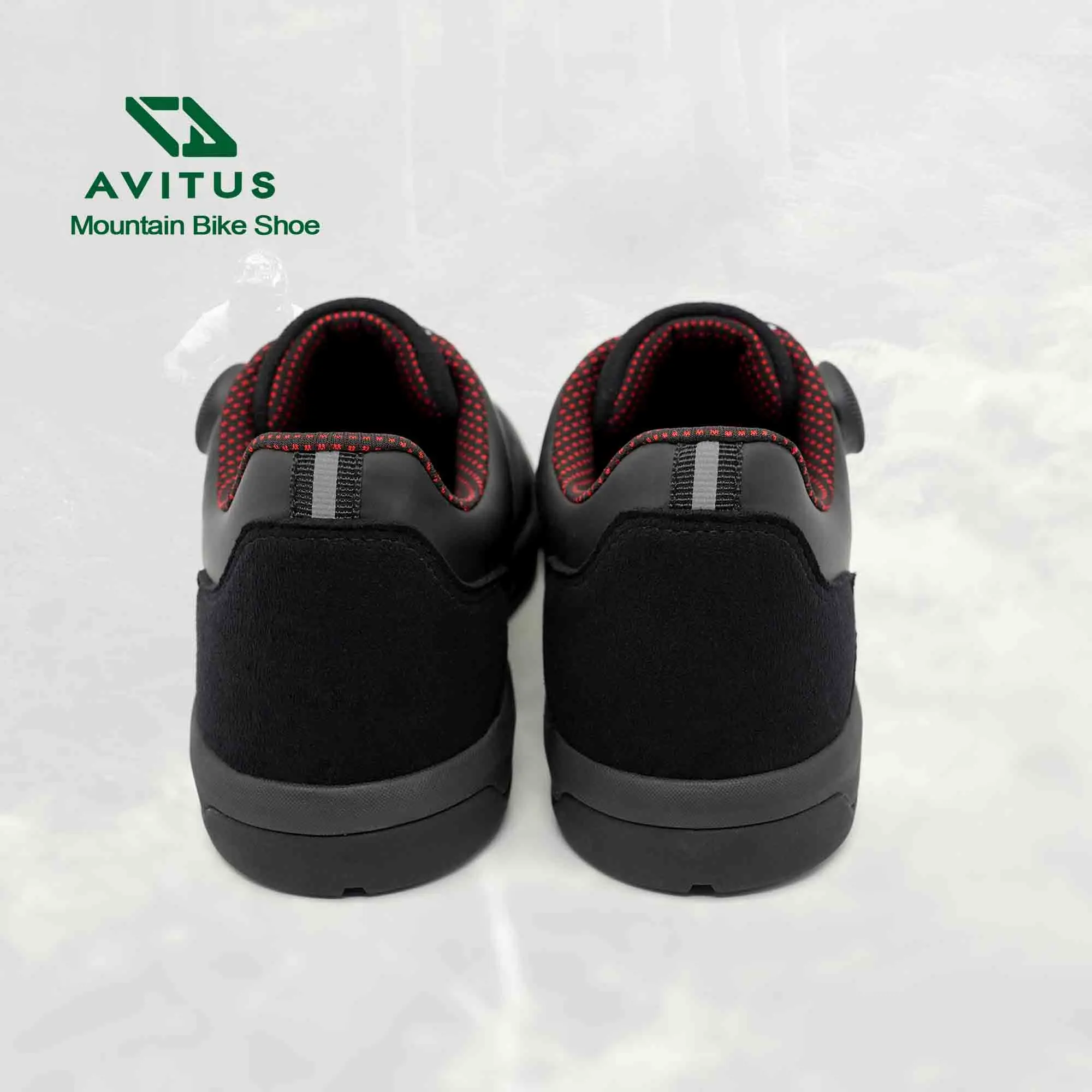 Фото Мужские кроссовки для горного велосипеда AVITUS Zapatillas SPD с 2 болтами, резиновая подошва, боа для пауков, педаль для скоростного спуска, эндуро, г... №5