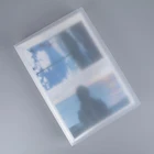 Прозрачный фотоальбом PP обложка 80 листов вставленный 3R 4D Коллекция фотографий 6 дюймов Карманный фотоальбом PP поверхность Декор для дома