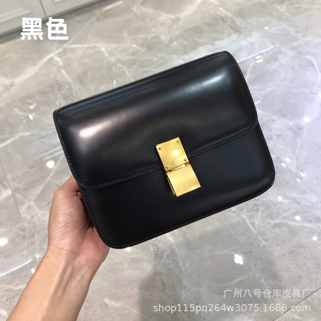 

Leather tofu women's bag 2120 new fashion versatile small square bag cow hide box bag cow hide one Shoulder Messenger Bag