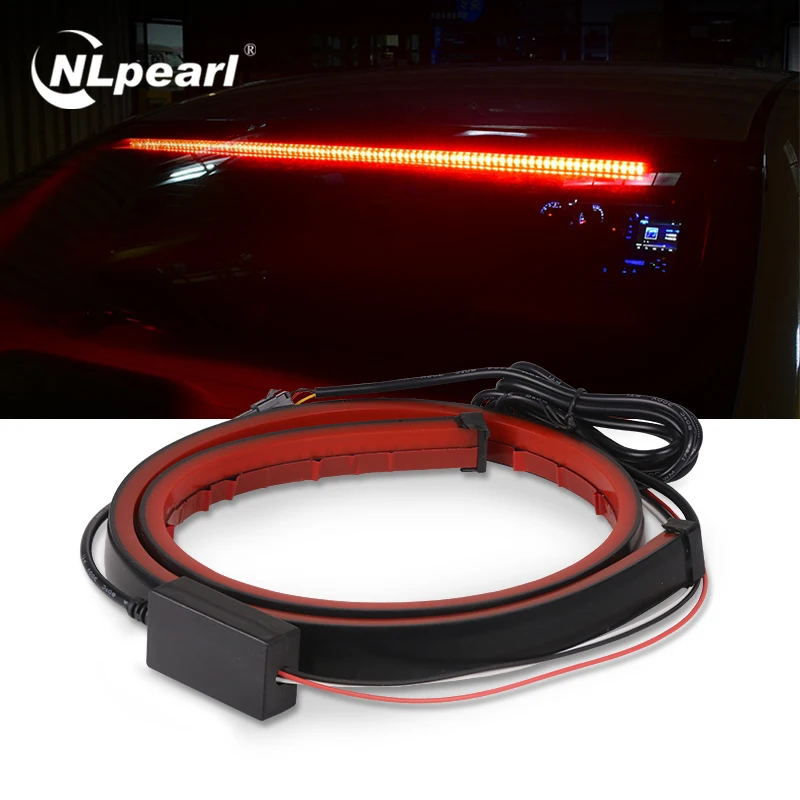 Nlpearl автомобильный светильник в сборе светодиодный стоп-светильник s 90 см красный