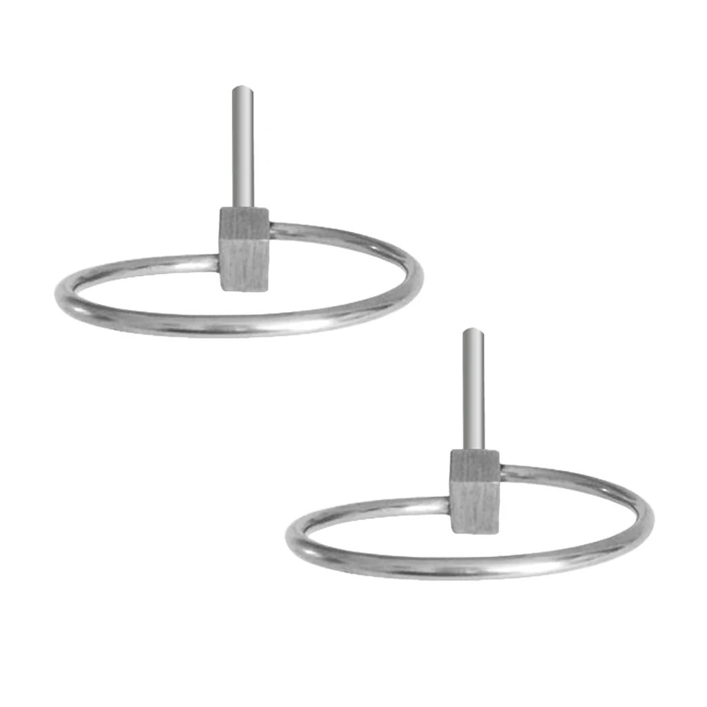 

2pcs Lynch Pins 4.0mm Stainless Steel Boat Trailer Parts Tractor Parts 4WD Truck Linch Pin