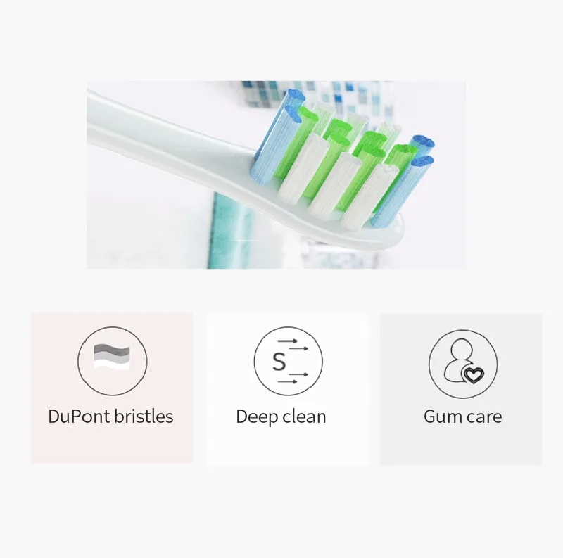 Сменные насадки для электрической звуковой зубной щетки Oclean X Pro/ / ZI/ F1/Air 2/One/SE