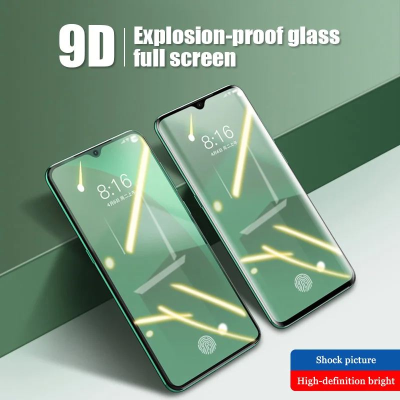 Защитное стекло 9D закаленное для Huawei P30 Lite P20 Pro экрана P10 P9 P8 Plus|Защитные стёкла и