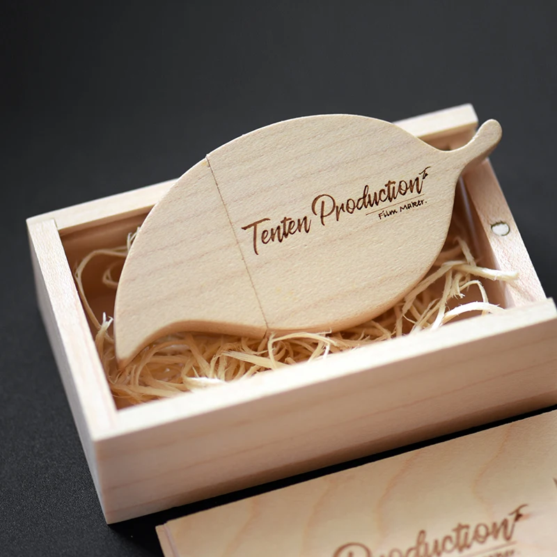 POWERONE (1 шт. Бесплатный Пользовательский логотип) деревянный лист + коробка usb флеш