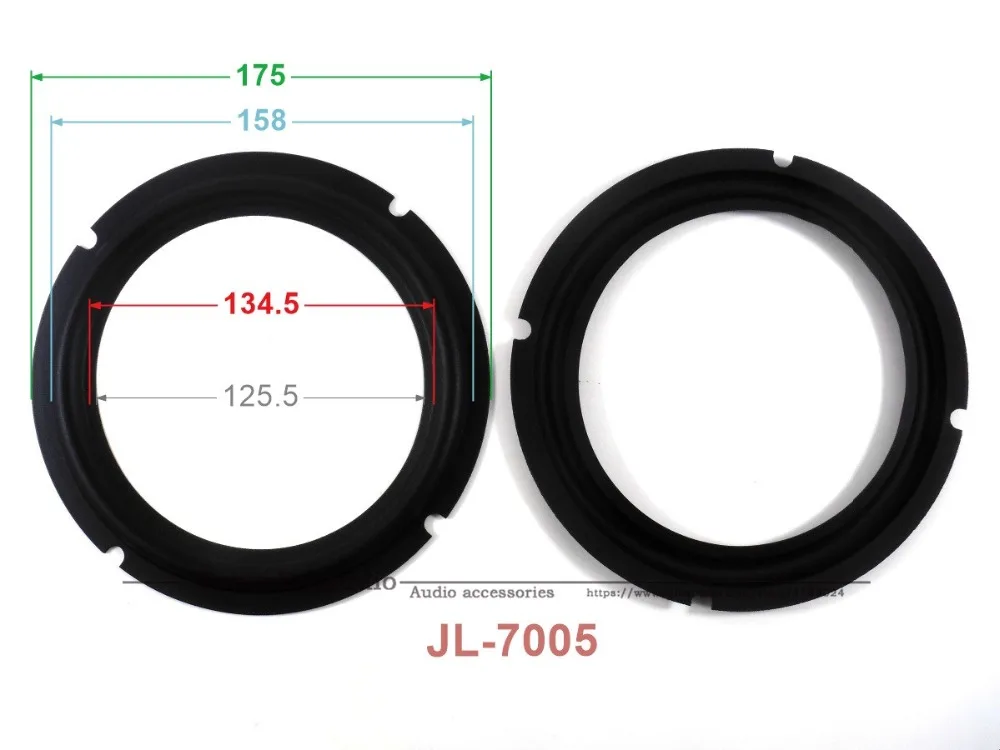 

New 10 pcs /lot = 5 Pair 7 inch Woofer Repairable Parts / Speaker Rubber Surround ( 175mm / 158mm / 134.5mm / 125.5mm )