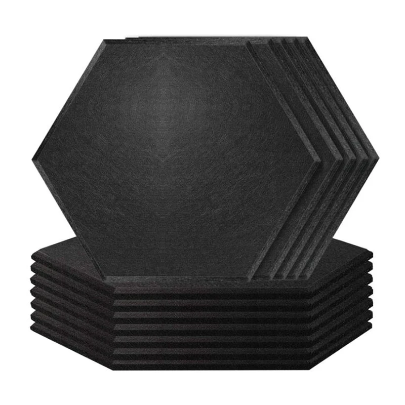 

Акустическая панель 20 шт., звукоизоляционная панель, шестигранная Звукоизоляционная панель, для звукоизоляции и акустической обработки