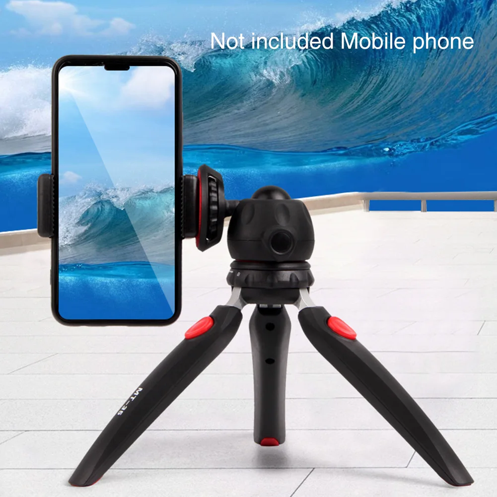 

Профессиональный дорожный штатив из алюминиевого сплава, регулируемая вращающаяся Выдвижная подставка для камеры, нескользящий универсал...