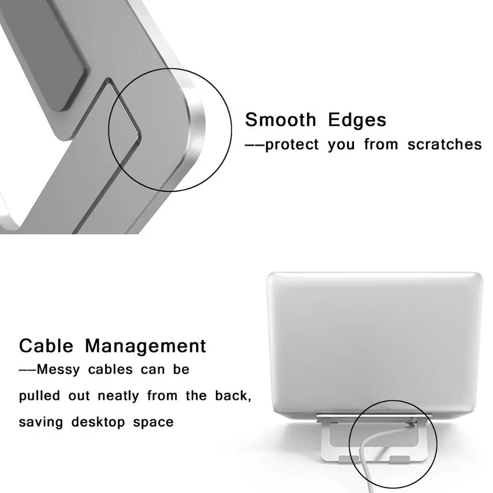 Регулируемая подставка для ноутбука настольного компьютера складная ПК