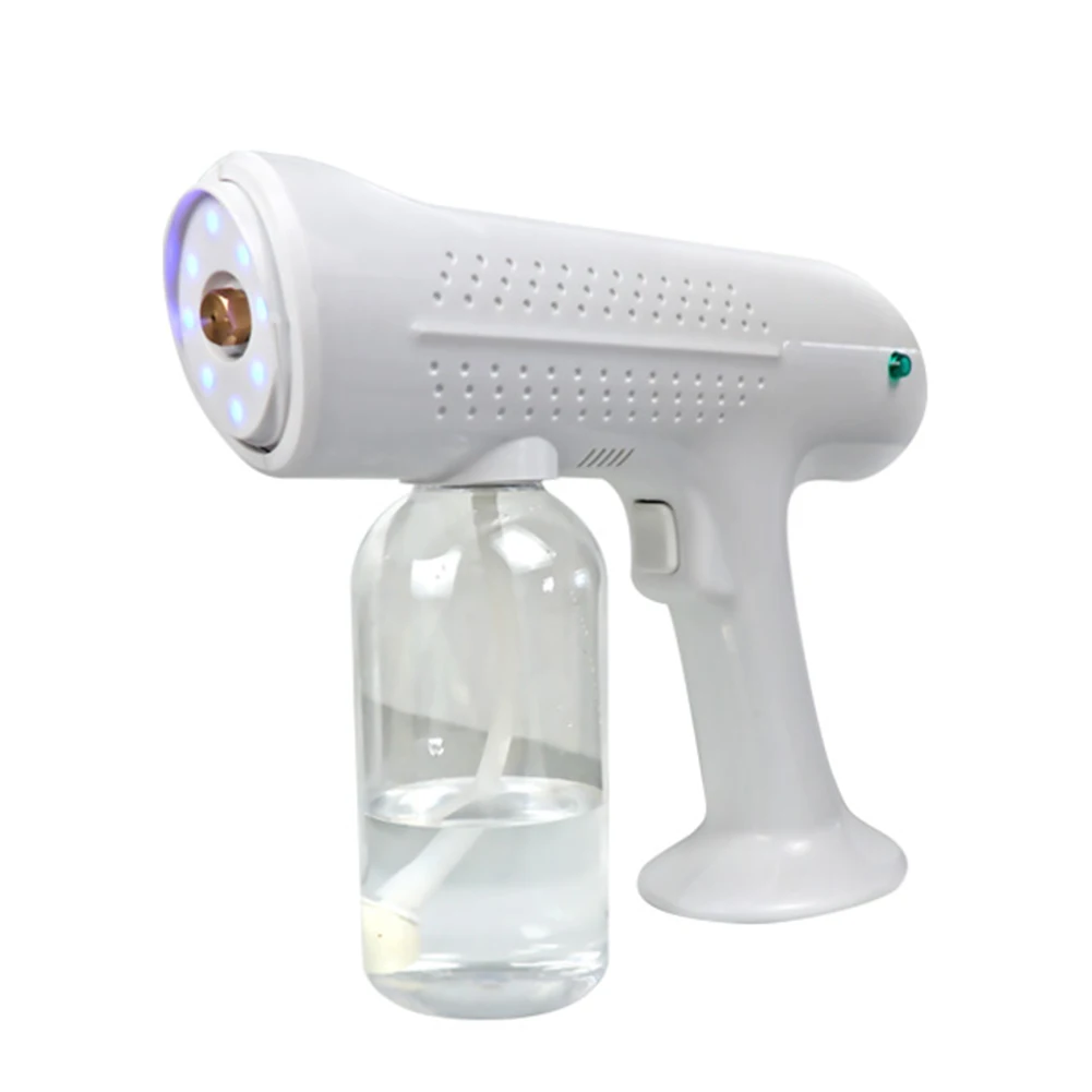 

Wireless Electric Sanitizer Sprayer Disinfects Blue Light Nano Steam Spray Gun Sterilizing Nano Spray Gun For Home