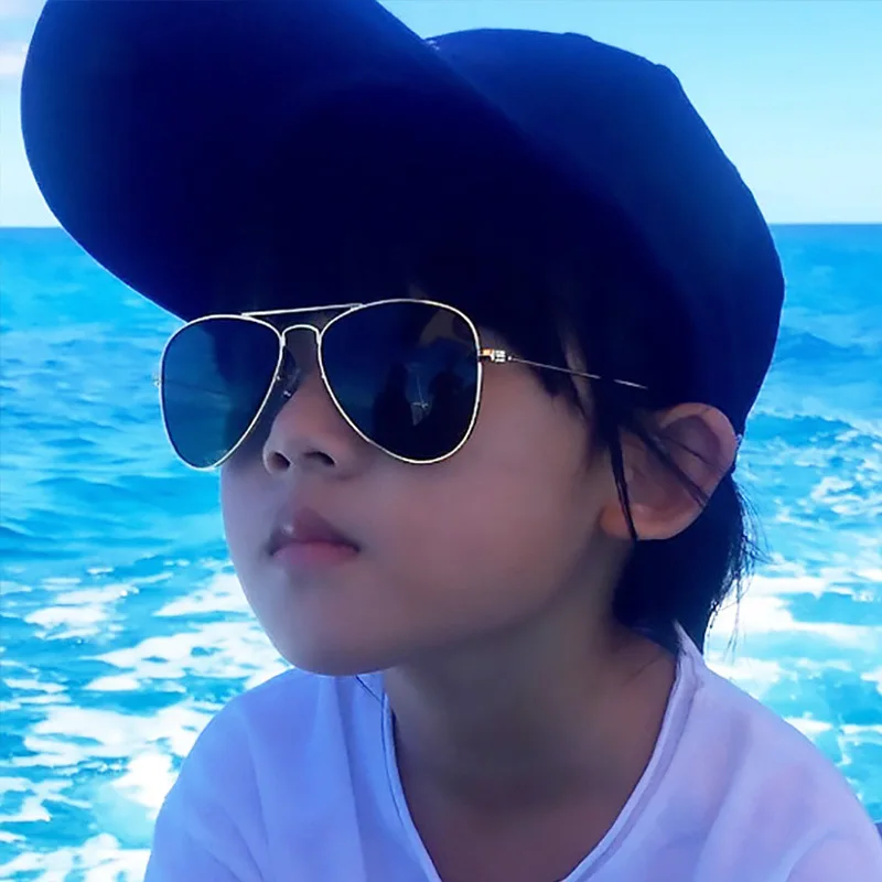 

Classic Child Pretty Colorful Goggles Girl Alloy Sunglasses Fashion Boy Girl Child Classic Vintage Cute Sun Glasses