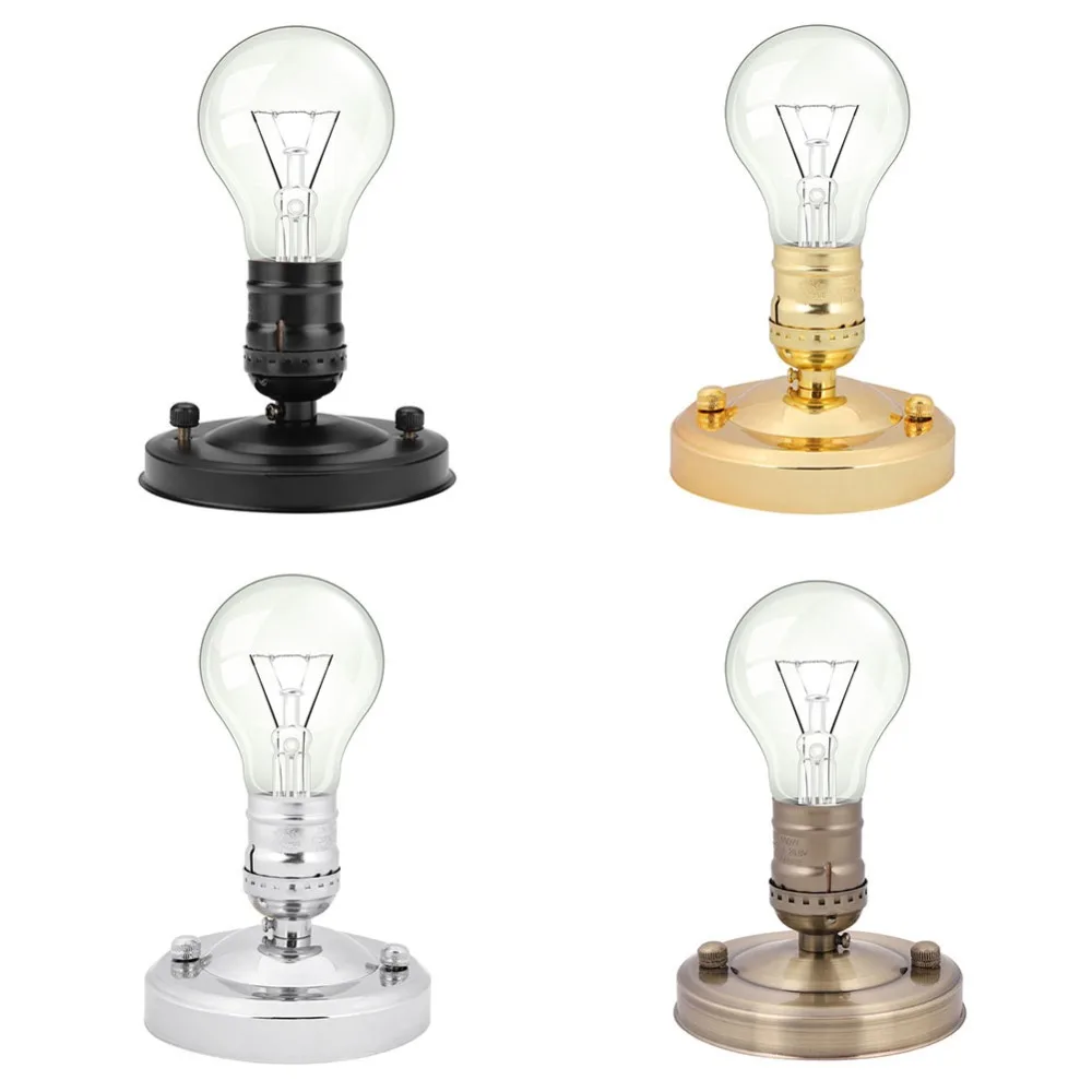 Винтажная потолочная настенная лампа E26/E27 держатель для подвесной лампы