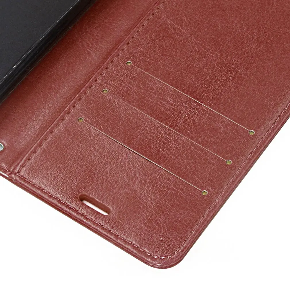 Прочный Расширенный чехол из искусственной кожи с отделением для карт мобильный