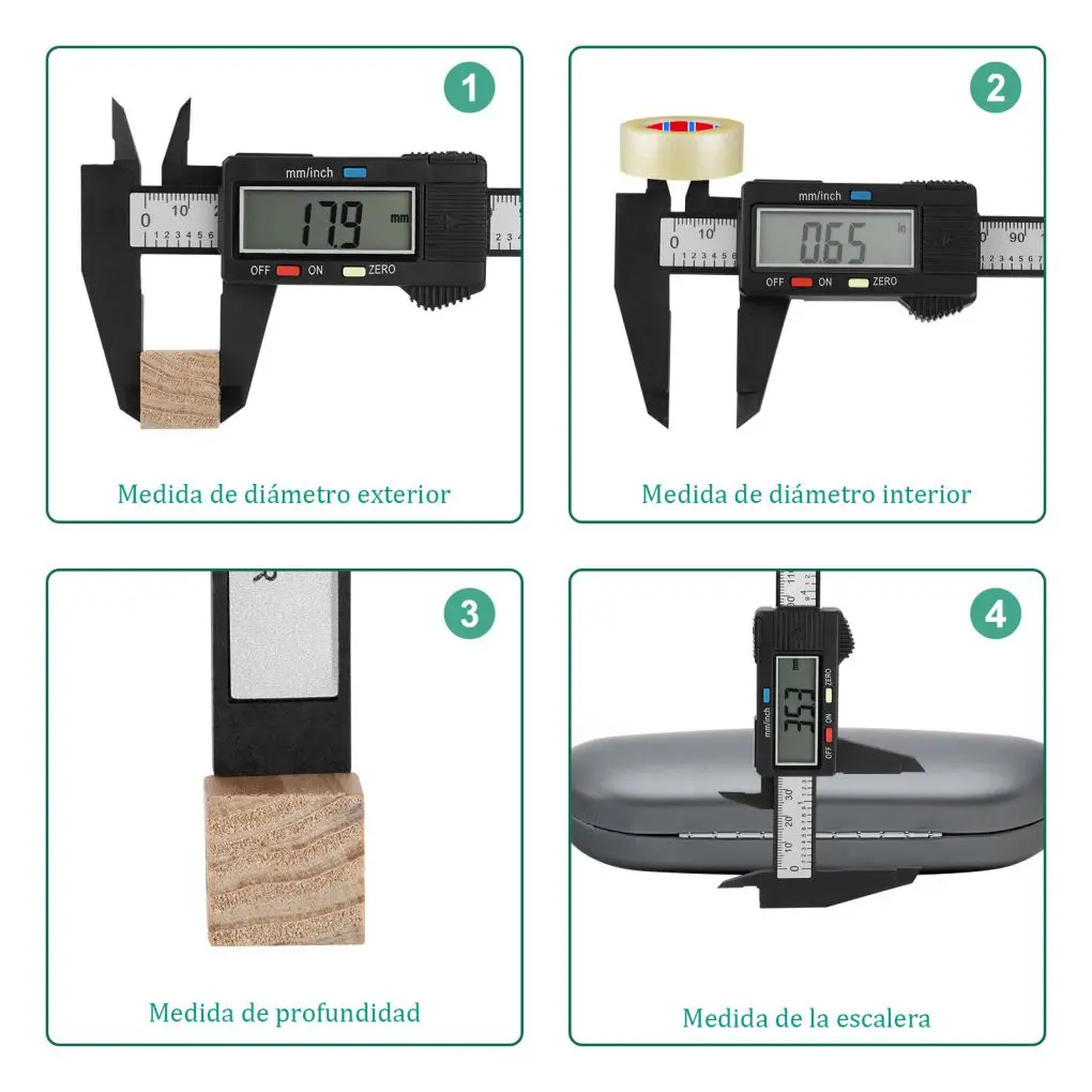Digital Caliper 6 inch Electronic Vernier Caliper 100mm Calliper Micrometer Digital Ruler Measuring Tool 150mm 0.1mm