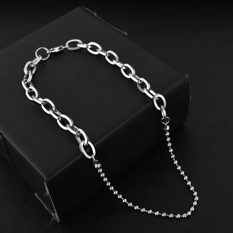 Модное Новое комбинированное ожерелье цепочка Женская до ключиц простая