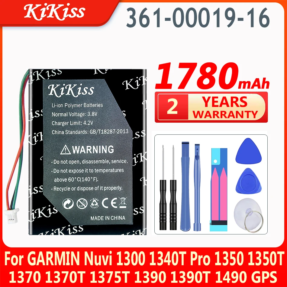 

Сменный аккумулятор KiKiss 1780 мА/ч 361-00019-16 для GARMIN Nuvi 1300 1340T Pro 1350 1350T 1370 1370T 1375T 1390 1390T 1490 GPS