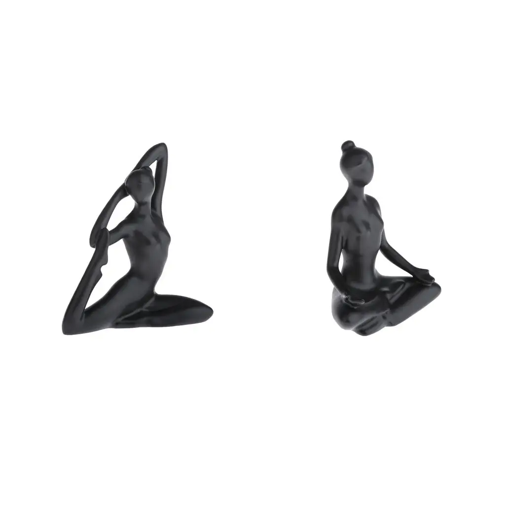 2 шт. керамические декоративные элементы для домашней йоги | Дом и сад