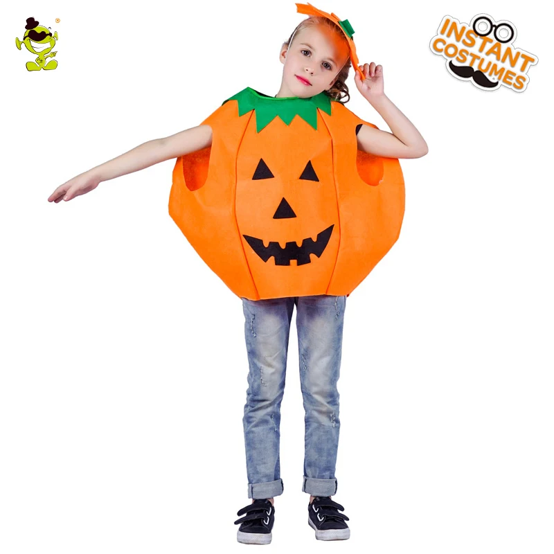 Для девочек милый комплект в виде тыквы Карнавальный Костюм Человек паук Детские